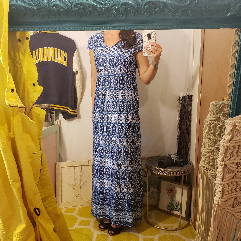 New Directions Cap Sleeve Maxi